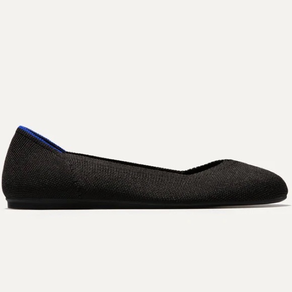 ROTHY’S The Flat Round Toe Ballet Flats Size 7 (Black) - Picture 15 of 17